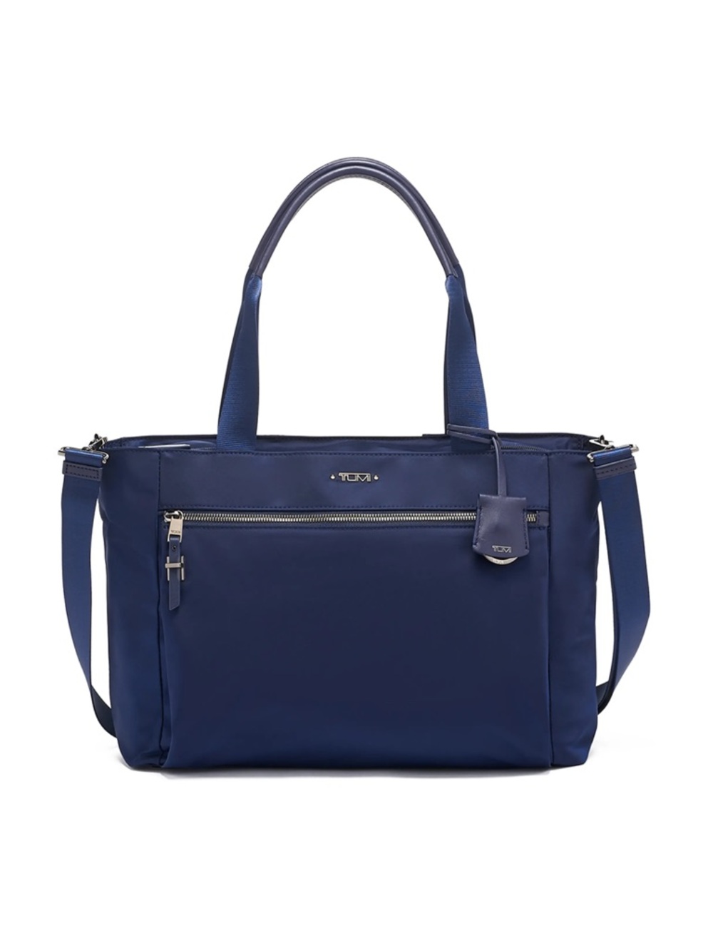 Tumi Navy Blue Voyageur Mauren Nylon Tote